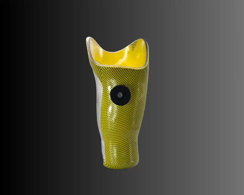 Yellow prosthetic
